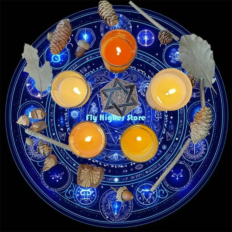 Mysterious Symbol Astrology Tablecloth Tarots Divinations Tablecloth Altars Cloth Divinations Board Game Accessories