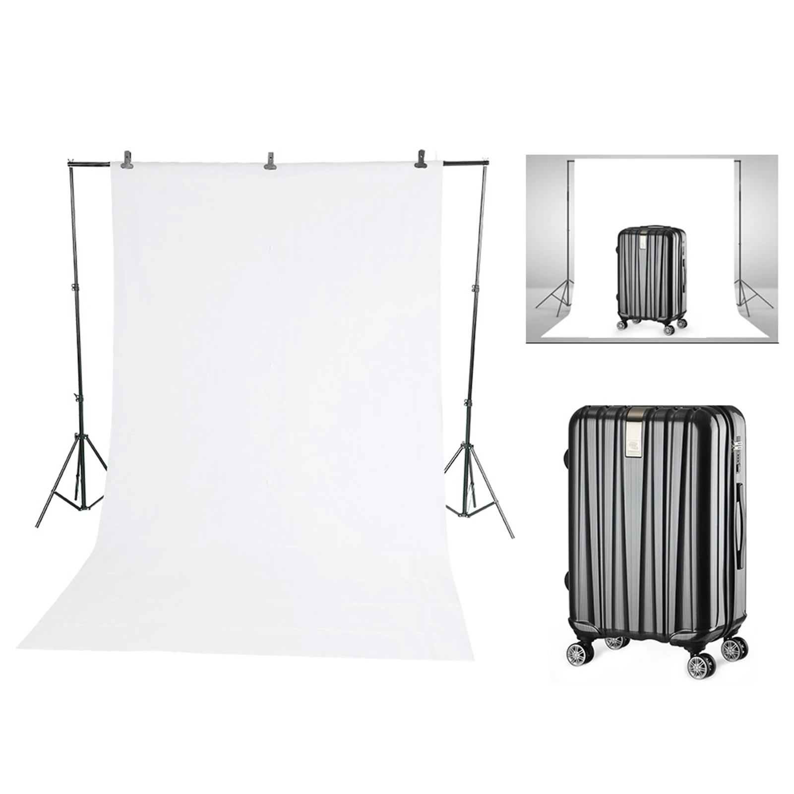 2*2m Photography Chromakey Backdrop Studio Stand Background Clamp Kit Chromakey Backdrop Studio Backdrop Photography Background