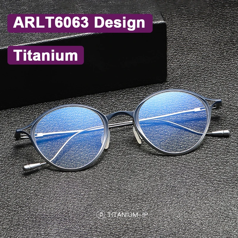 

Brand Replication Oval Titanium Eyeglasses Gradient Design Women Retro Glasses Frame 2025 New Fashion Spectacles