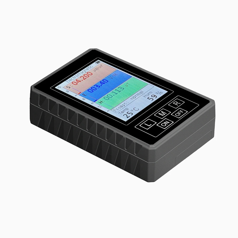 BR-9A XR2 Pro Electromagnetic Radiation Detector EMF Meter Black Environment Test Instrument BR 9A