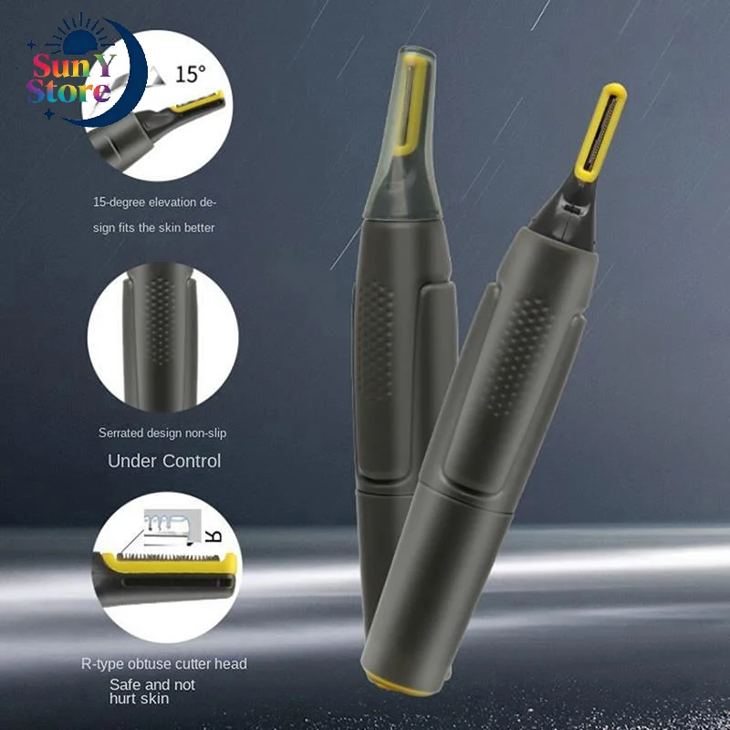Ultra Thin Precision Trimmer Electric Nose Hair Trimmer Mini Portable Ear Trimmer For Men Nose Hair Shaver Waterproof Safe Clean