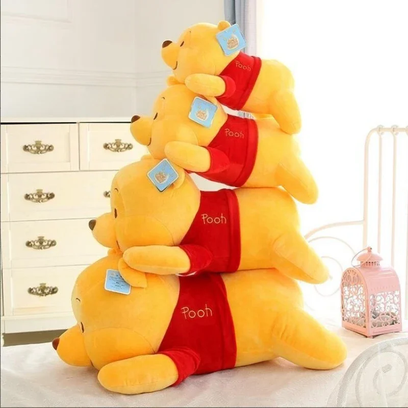 Disney Winnie The Pooh Plush Toys Soft Stuffed Doll Anime Pillow Cartoon Pooh Bear Plush Doll Birthday Gift Xmas Gifts