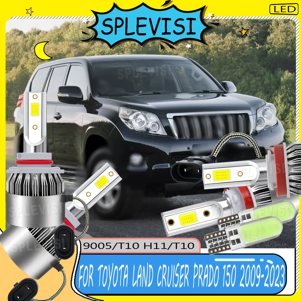 

Wide Illumination Angle Car Lights Bright White LED Headlights For Toyota Land Cruiser Prado 150 2009 2010 2011 2012 2013 -2023