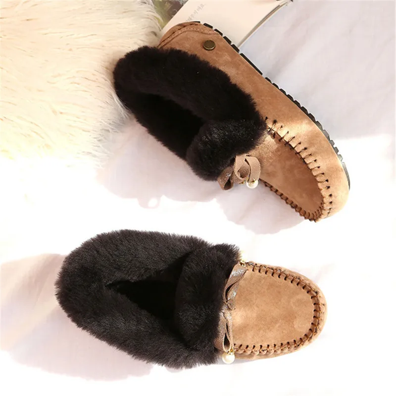 Shoes Women Classic Style Women\'s Genuine Sheepskin Leather Snow Boots 100% Natural Wool Fur Snow Boots Warm Winter Boots