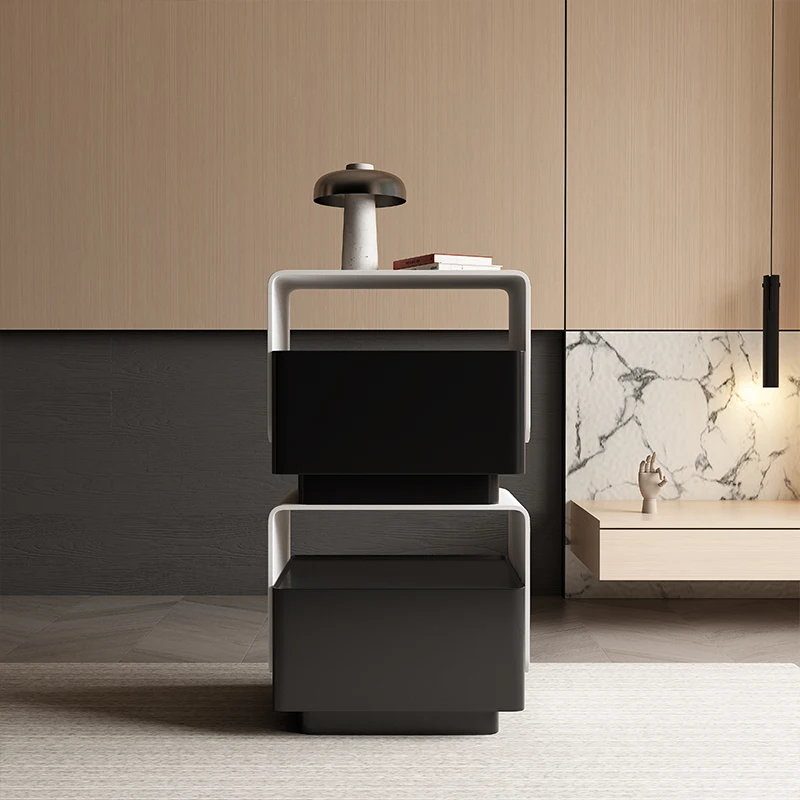 Laci Meja Malam Nordic Penyimpanan Kamar Tidur Meja Samping Tempat Tidur Estetika Antik Furnitur Kamar Tidur Mesa De Noche Modern Mewah