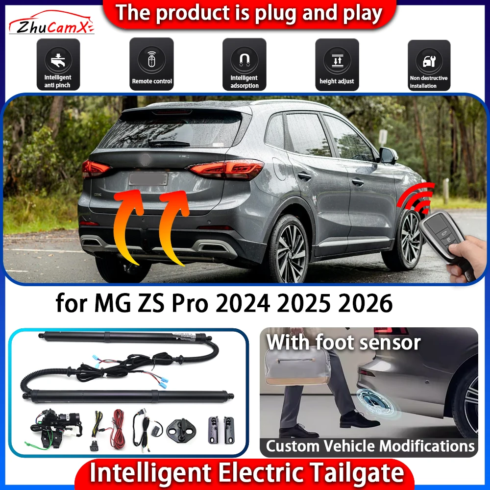 ZhuCamX Smart Powered Tailgate System for MG ZS Pro 2024 2025 2026 Automatic Intelligent Electric Trunk Lift Control Kit
