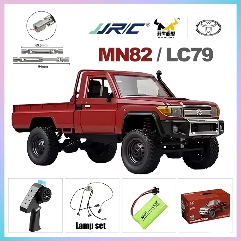 

Радиоуправляемая полноприводная модель внедорожника MN82S MN82 Pro для скалолазания - масштаб 1:12, имитация Toyota LC79, игрушечная машинка на радиоуправлении