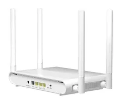 Dual-Band Gaming Wireless Router with Firewall QoS & VPN 2.4G & 5G Max Black & White Status Power Antenna Wifi Router