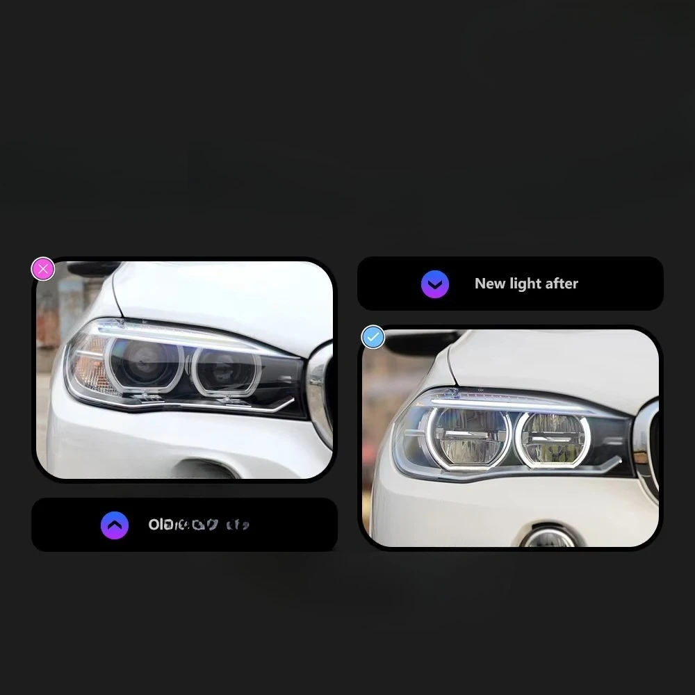 

Original Design Kit Tool Redesign X5 F15 2013-2019 X6 F16 Light Emitting Diode Automotive Headlight Assembly Upgrade
