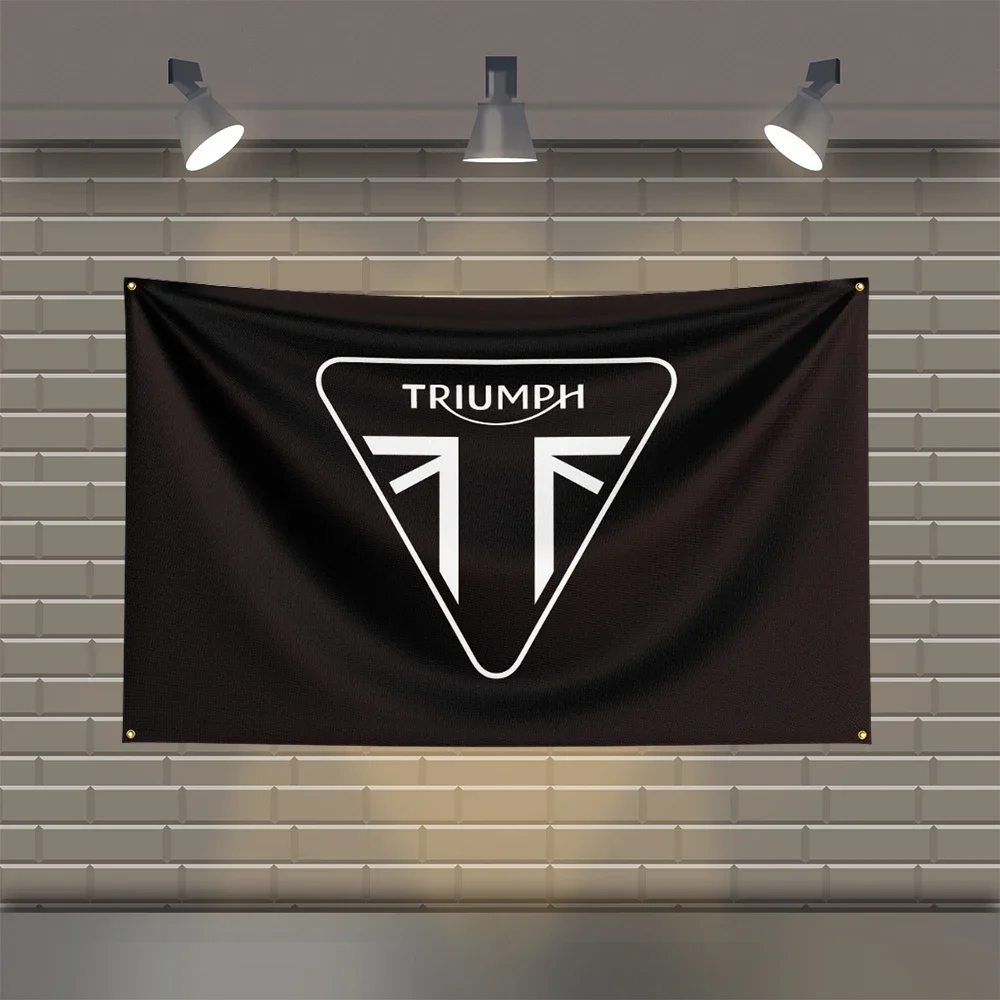 3x5 Ft T-Triumphs Racing  Flag Polyester Printed Cars Flags for Room Garage Decor