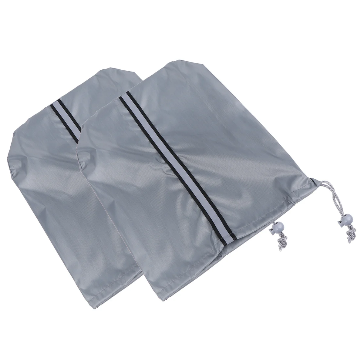 1 Pair 33X27Cm Waterproof Auto Side Mirror Covers Snowproof Dustproof Car Rear View Protector For Ordinary Vehicle Grey