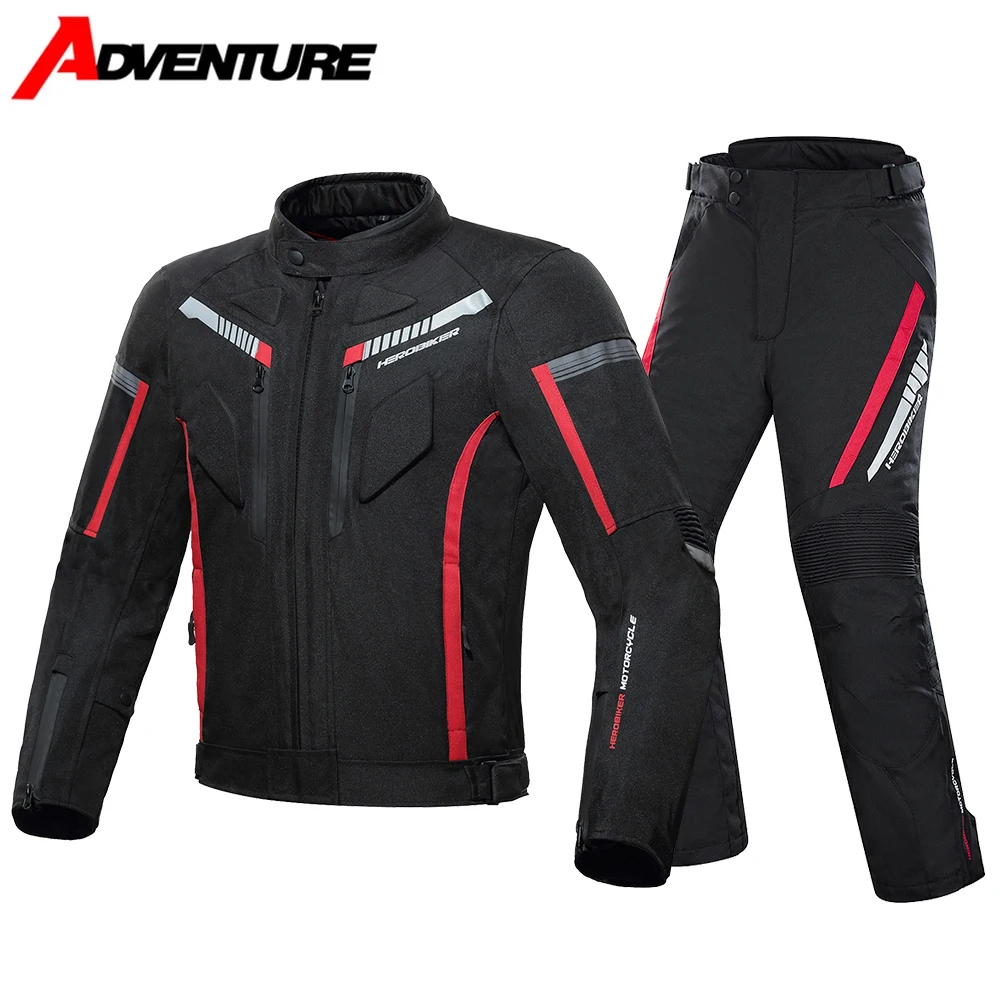 

Motorcycle Riding Jacket Off-road Motorcycle Racing Rider Jacket All Season Waterproof Warm And Reflective Anti Fall Jacket