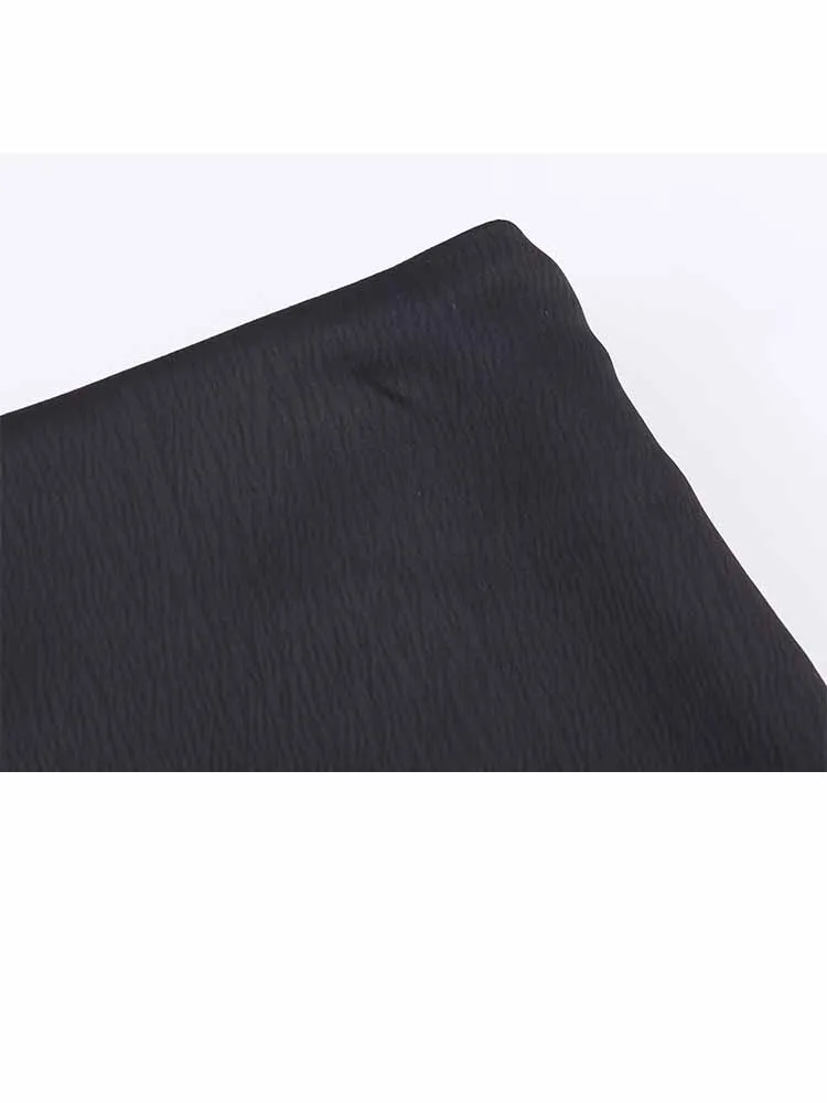 Hh nova mulher verão moda versátil cor sólida bainha renda guarnição culotes curtos feminino deslocamento casual festa de deslocamento culottes