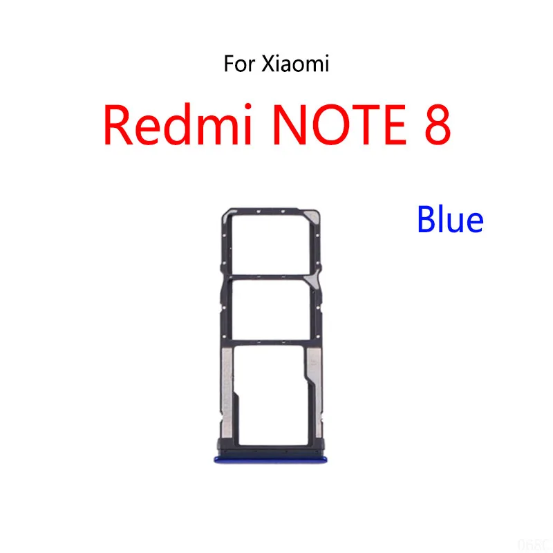 Supporto per vassoio per Slot per schede SIM presa per lettore di schede Sim per Xiaomi Redmi NOTE 8