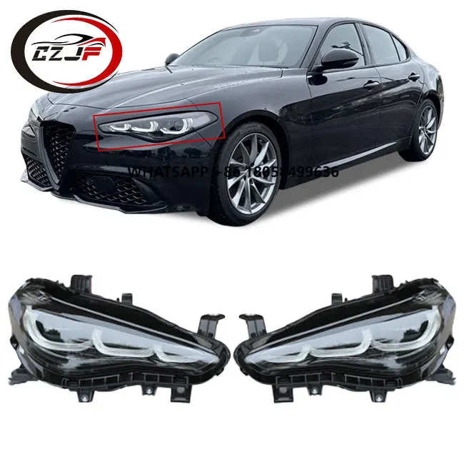 

CZJF Newheadlights Head Lamp for Alfa Romeo Giulia 2023 50567177 50567178