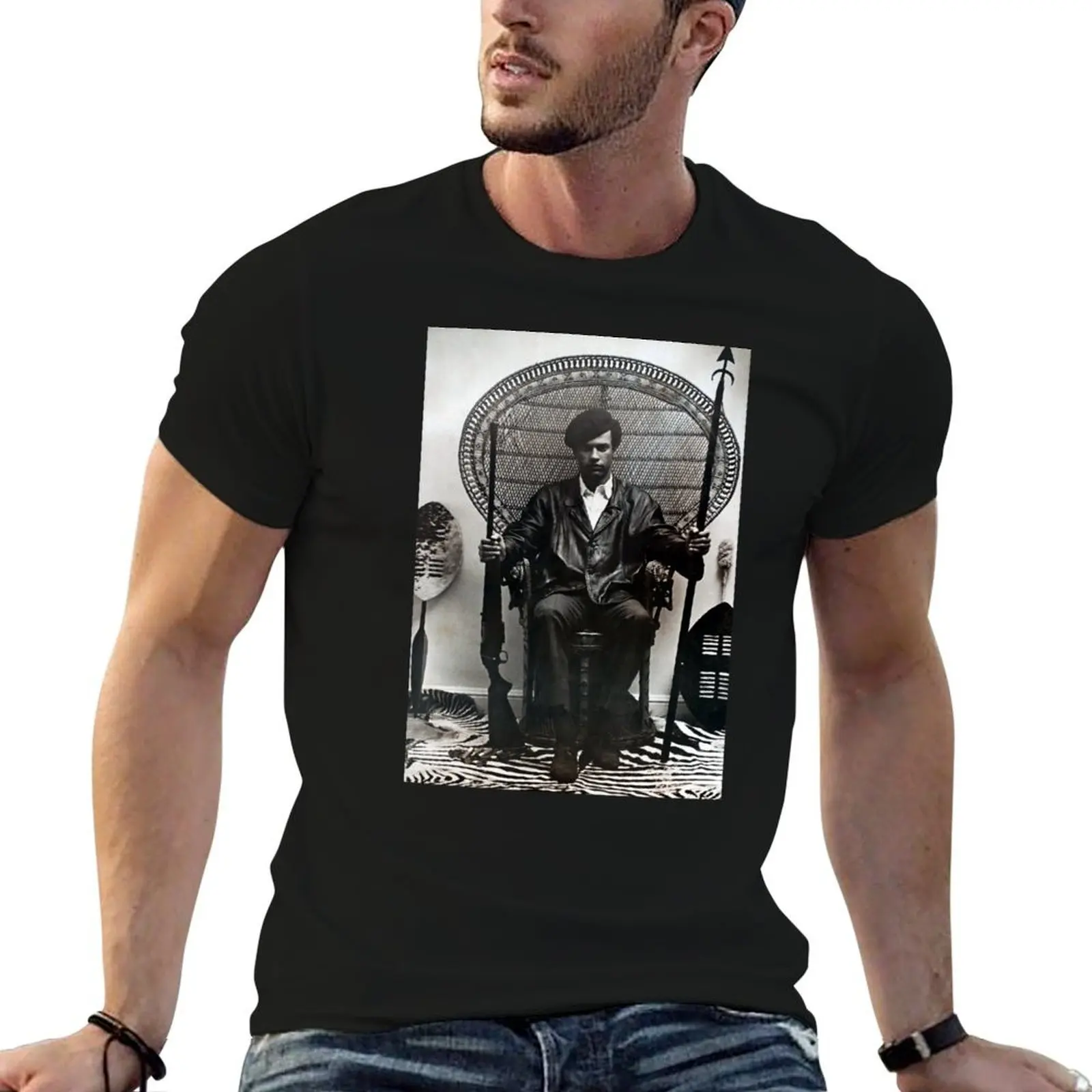 

Huey Newton T-Shirt man t shirts cotton t shirts for man graphic funny T-Shirt