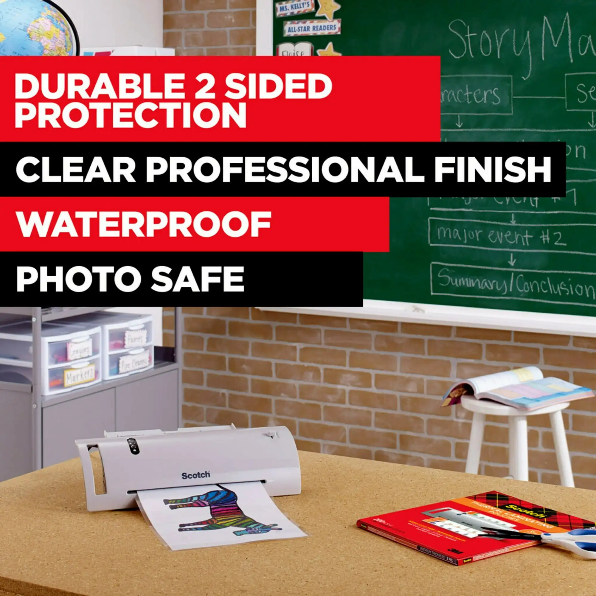 

Scotch Laminador Térmico Más 2 Bolsitas Tamaño Carta (TL902)