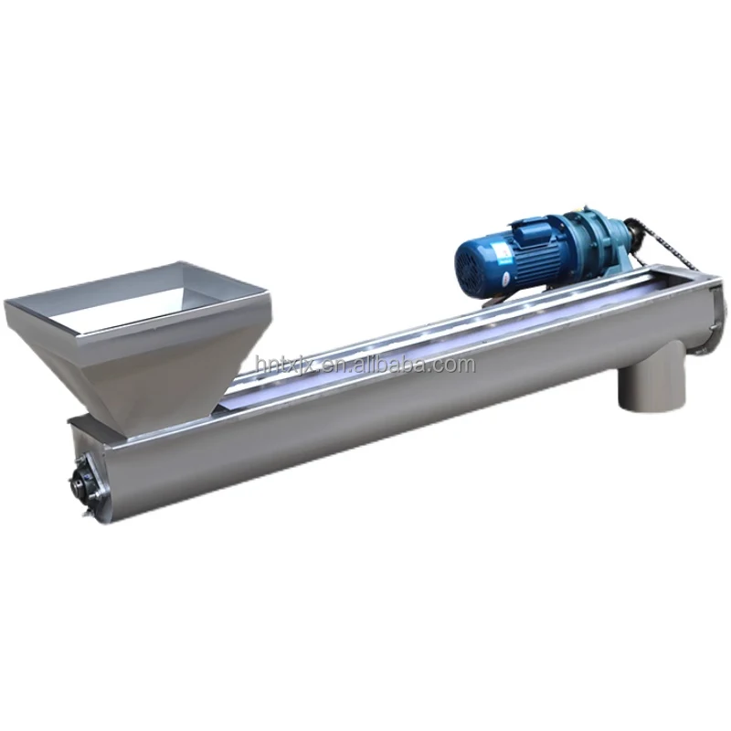 ناقل حلزوني واسع النطاق على شكل حرف U ماكينة تغذية الحمأة الحبيبية لمضخات الخرسانة #1