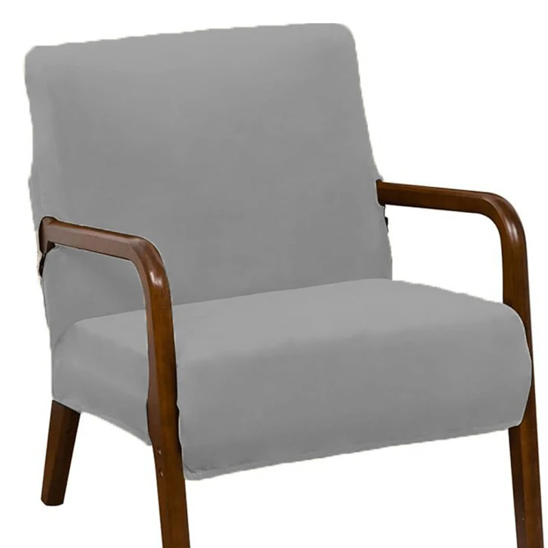 Armchair Covers Stretch Single Chair Cover Dust-proof Super Soft Armchair Seat Protector Living Room Hotel Decor Furniture Cover 3