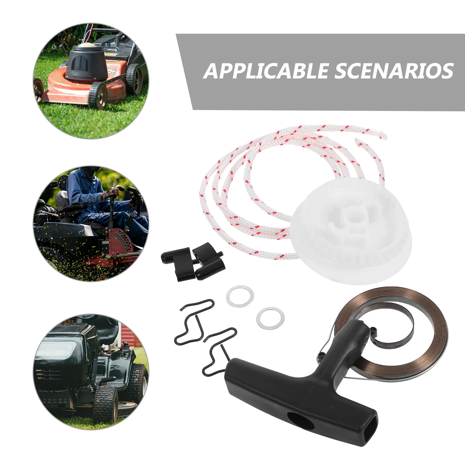 1pcs Starter Rope Pull Cord Replacement For Ms180 Ms170 Ms210 Ms230 Ms250 Chainsaw Parts Compatible Outdoor Power Tools