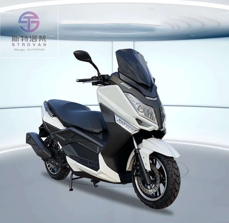 LANYANGEMOTO 5000W Hochleistungs-72V-Straßenmotorrad Elektrisches Motorrad mit Großer Reichweite 230KG Tragfähigkeit für Erwachsene