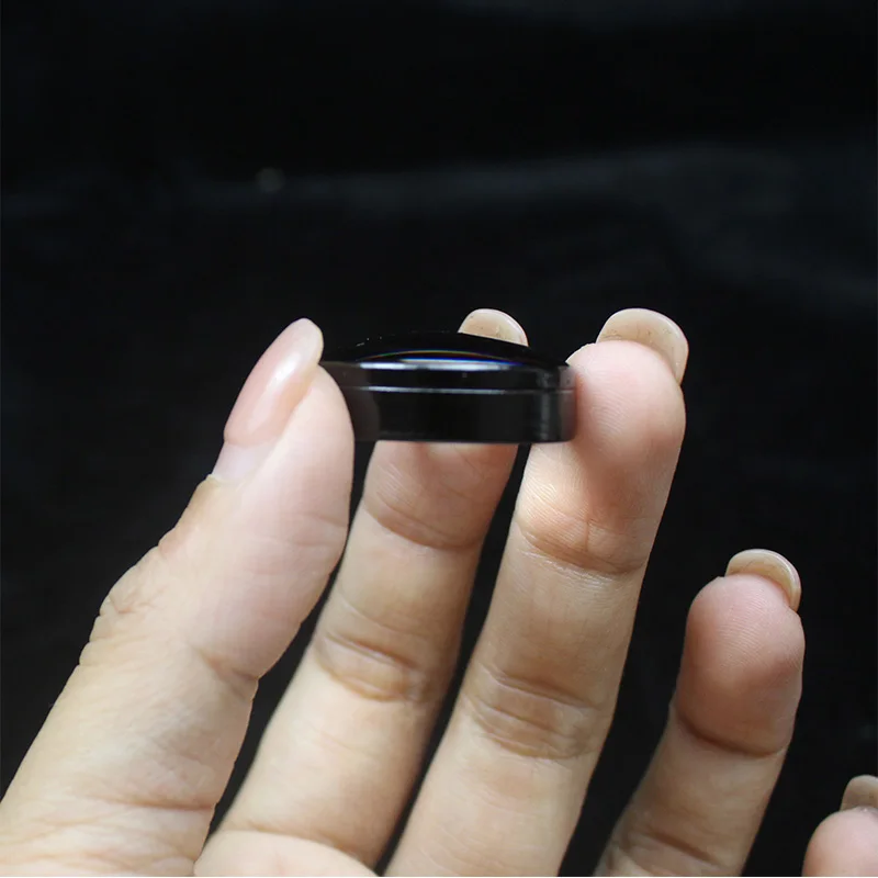 25F50 Bonded Green Film Blackened Objective Lenses Eyepiece Refracting Astronomical Binoculars DIY Accessories Glass Lens Tools