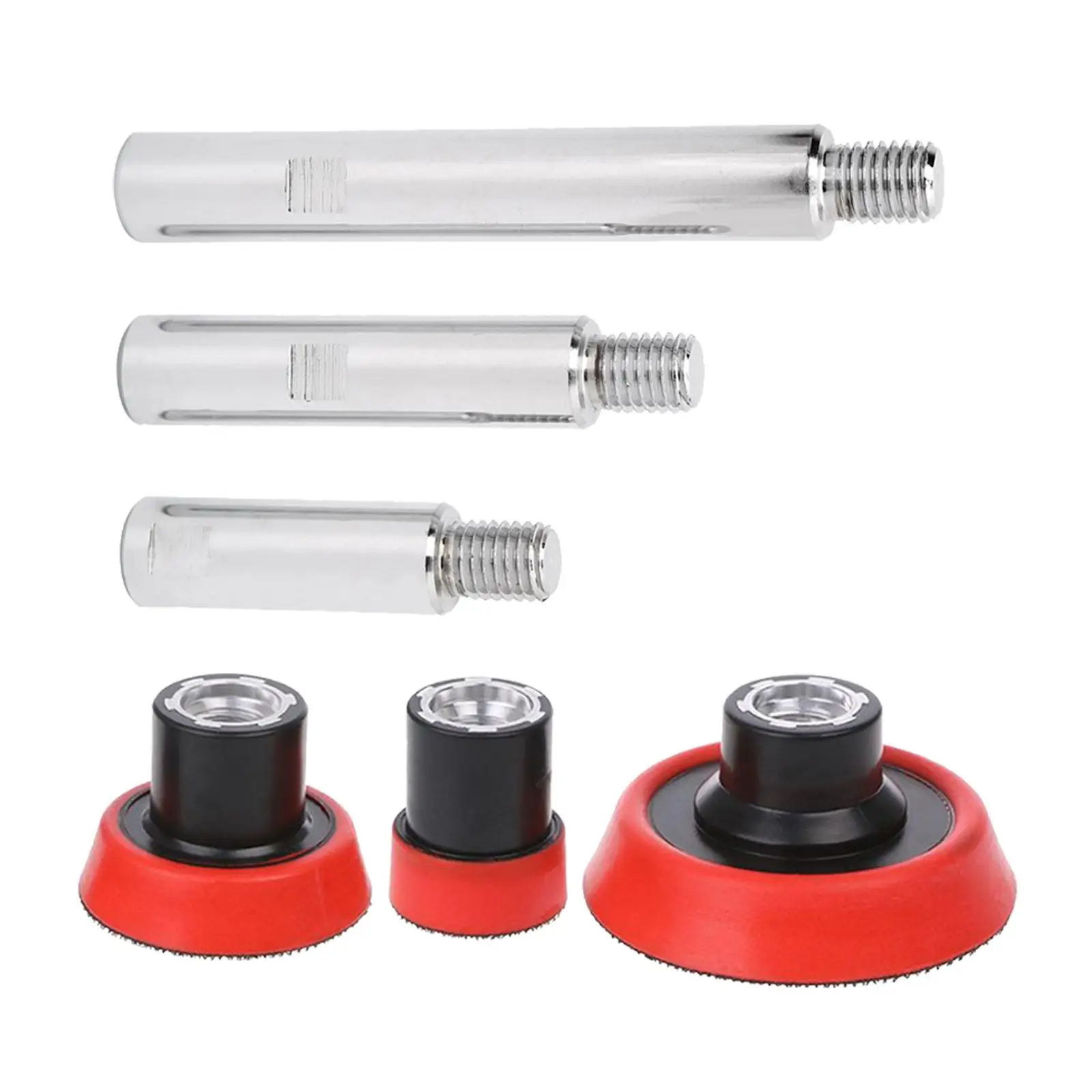 Carbide M14 Polisher Extension Shaft Set for Rotary Car Polishing Grinder Tight Access