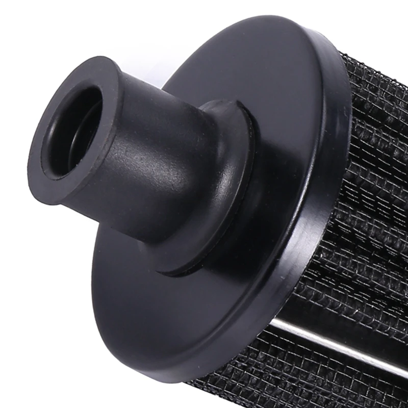 2x 13mm óleo mini respiro filtro de ar frio motor do cárter combustível para o carro cor: prata