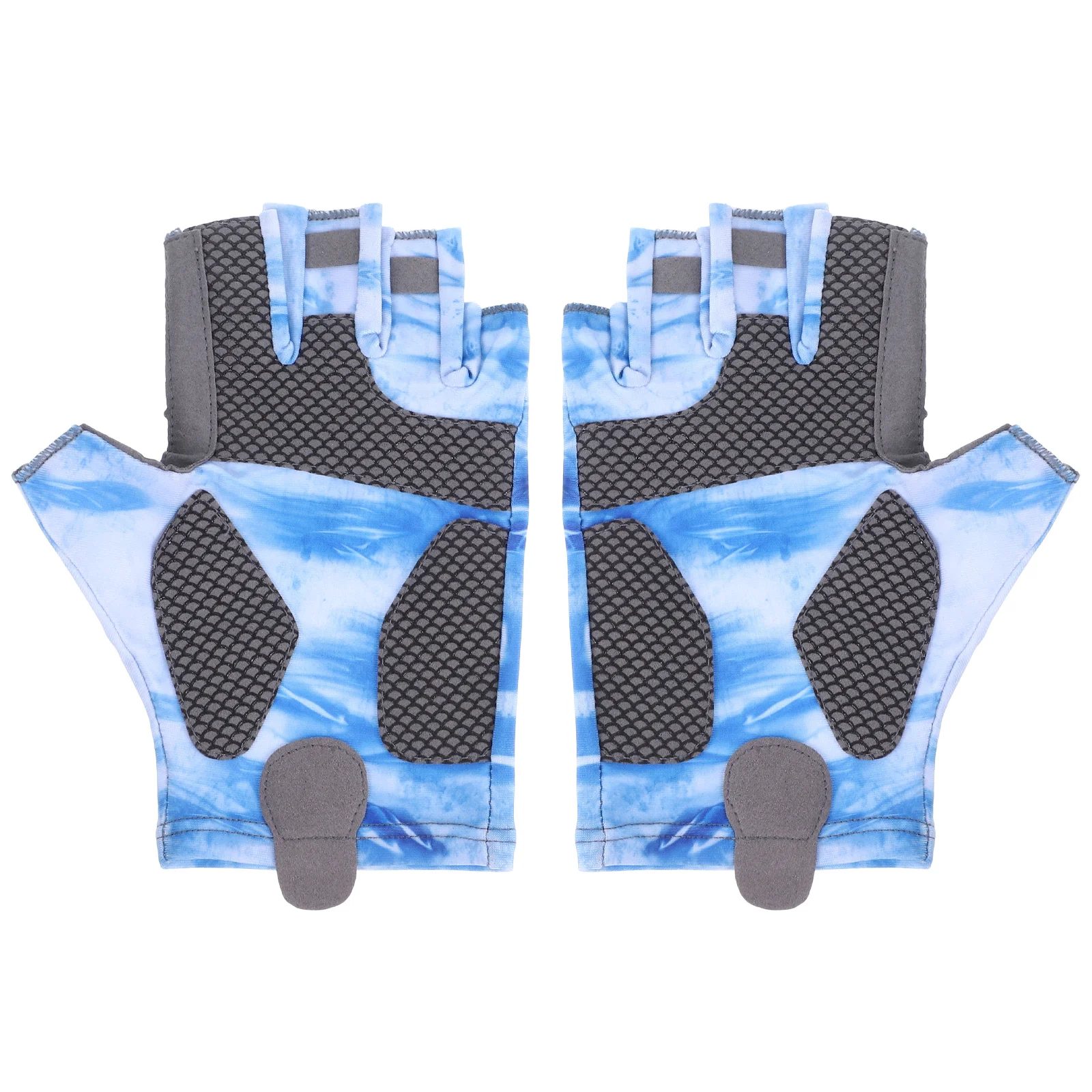 

1Pair Sun Protection Breathable Nonskid Fishing Gloves Half Finger Outdoor Riding Cycling Driving Fitness Gloves