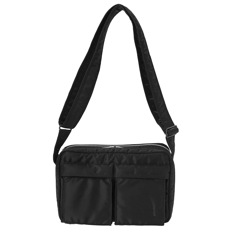 Bolsa tiracolo de nylon para homens, bolsa de ombro casual, bolsa mensageiro estilo japonês, bolsa estilosa, bolsa estilosa