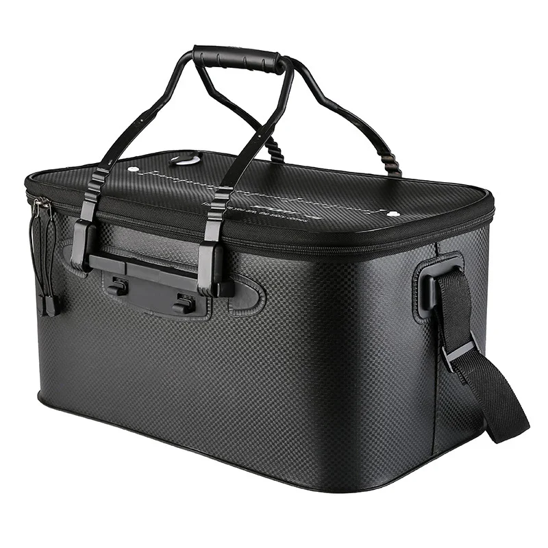 Outils de pêche pliable seau à poisson vivant EVA étanchéité sac à poisson étanche pêche en plein air boîte de réservoir de pêche seau accessoires de poisson