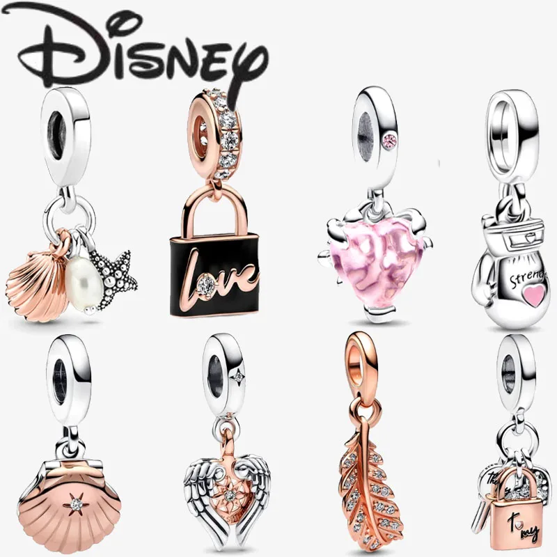 Disney 2024 New Fashion Creative Shell Pendant for Women Premium Fine Charm Jewellery Gift Premium Fine Charm Pendant Wholesale