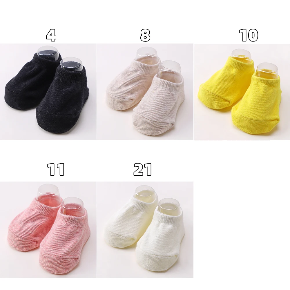 Baby Knee Pads Socks Set Girls Boys Summer Solid Color Anti Slip Socks Leg Knee Protector Kid Crawling Safety Floor Sock Bebe