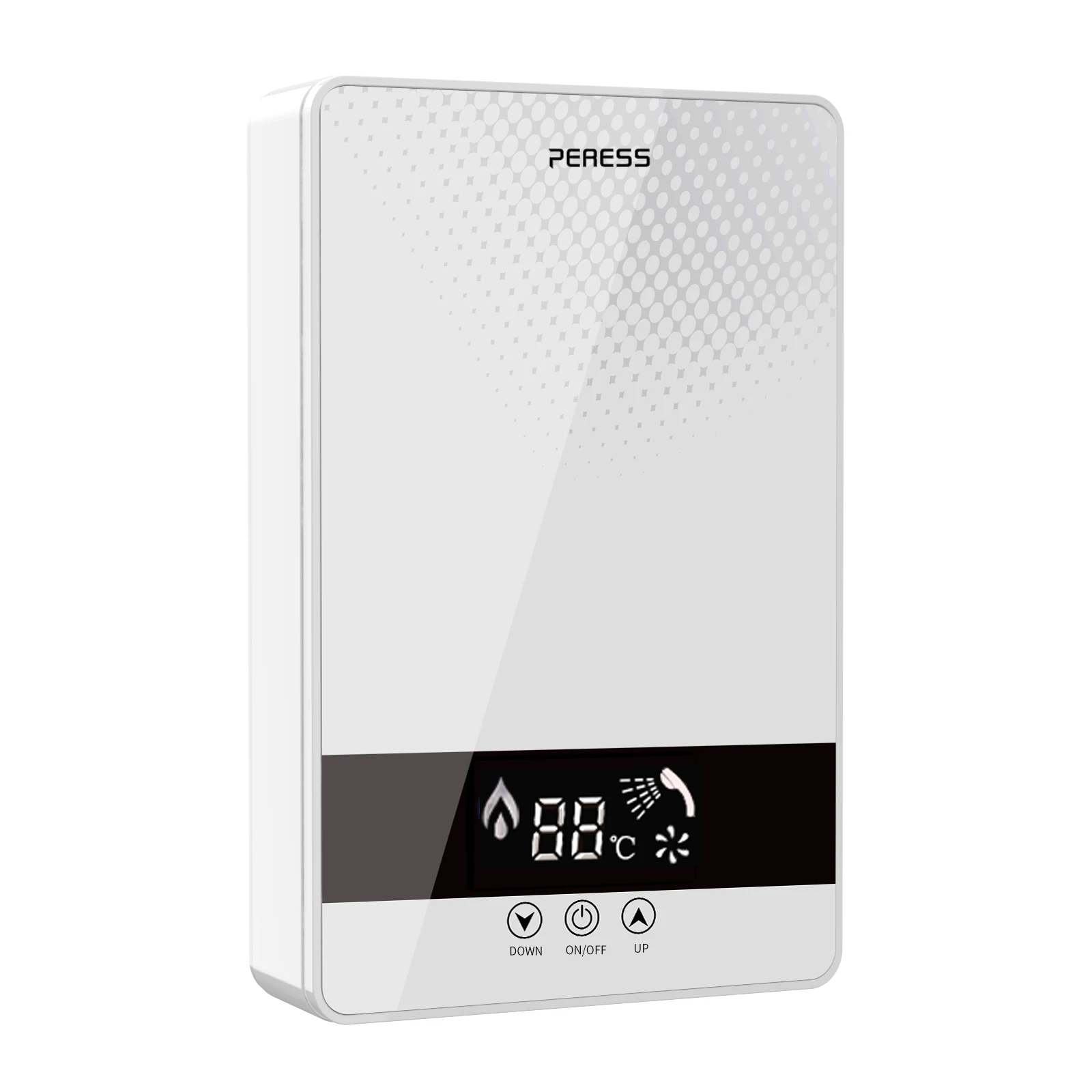 

110V 5500W Instant Electric Tankless Water Heater Automatic Temperature Control Bathroom Shower Bath Suitable Household Hotel