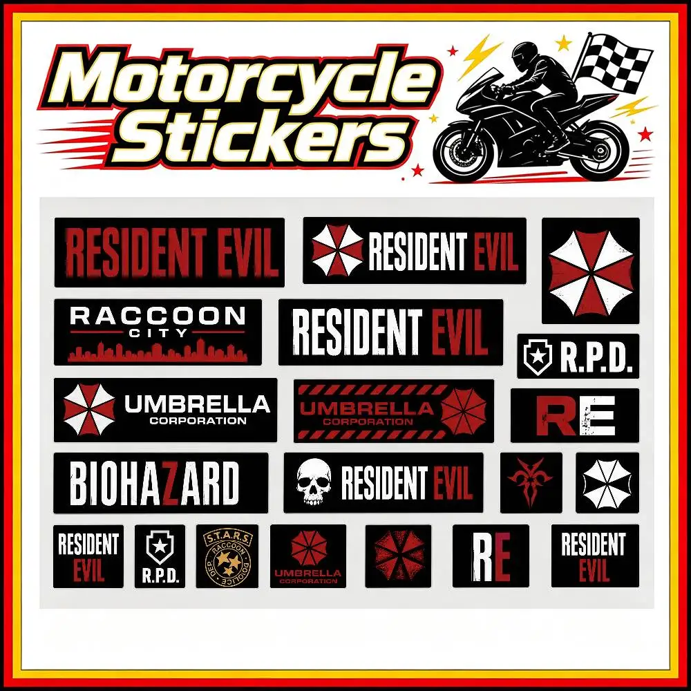 Umbrella Corporation Stickers Auto Body Bumper Windows Motorcycle Laptop Walls Vinyl Decal Car Tuning Accessories