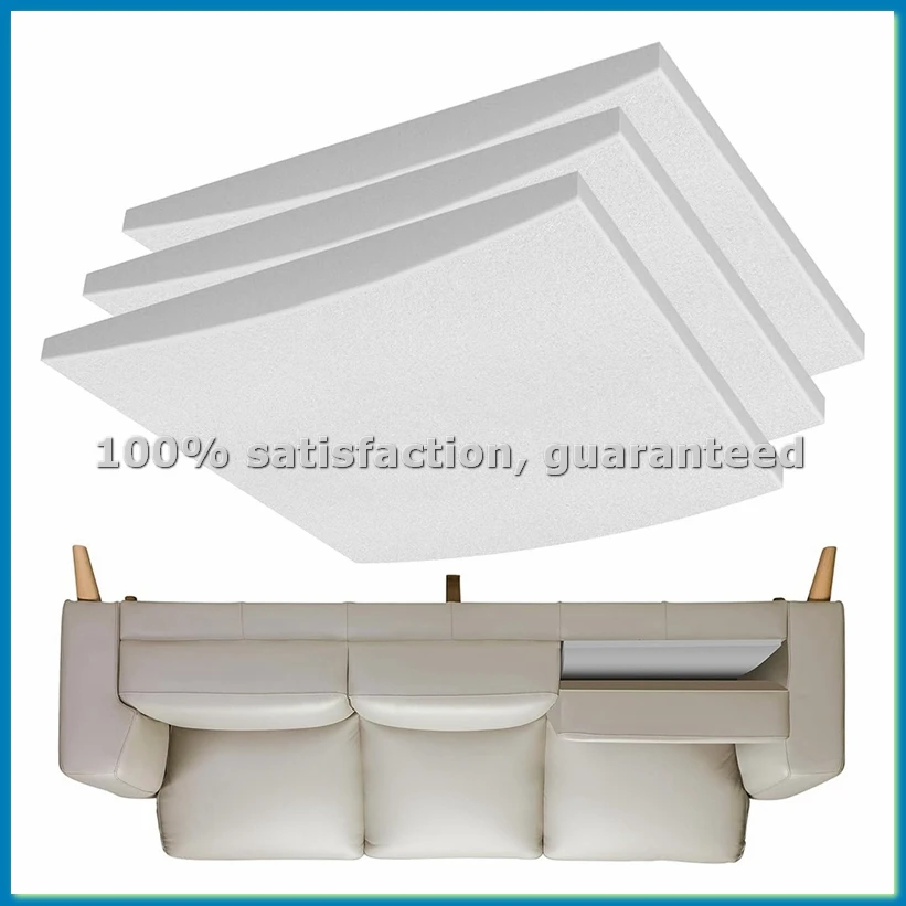 

Couch Cushion Support for Sagging Seat, 3pcs Sofa Furniture Seat Cushion Sagging Repair, Foam Sofa Cushion Support White-FABY