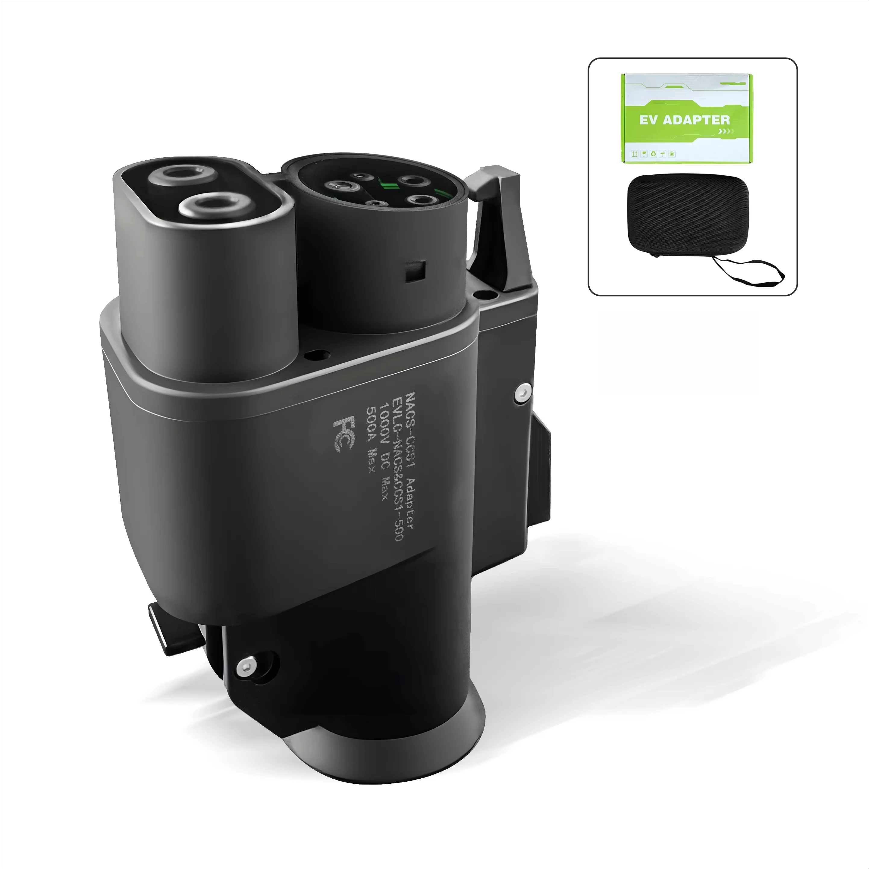 

NACS To CCS1 500A DC Ev Charger Adapter CCS1 Plug J1772 Wireless Connector For Fast Car Charging