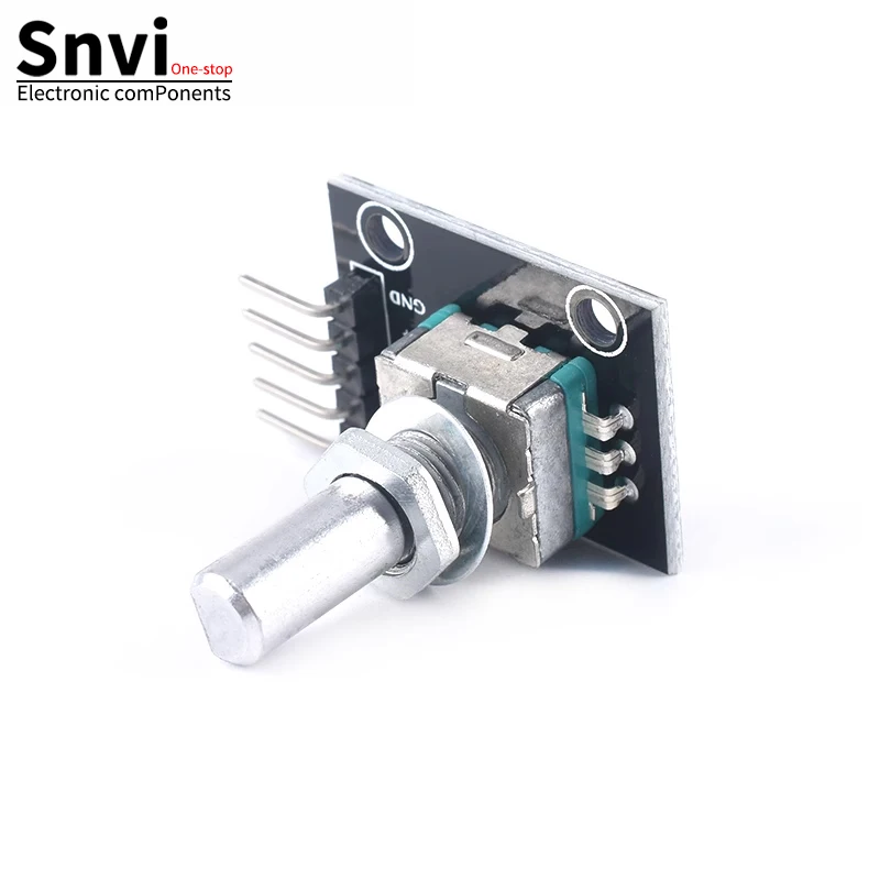 SNVI 360 Degrees Rotary Encoder Module For Arduino Brick Sensor Switch Development Board KY-040 With Pins