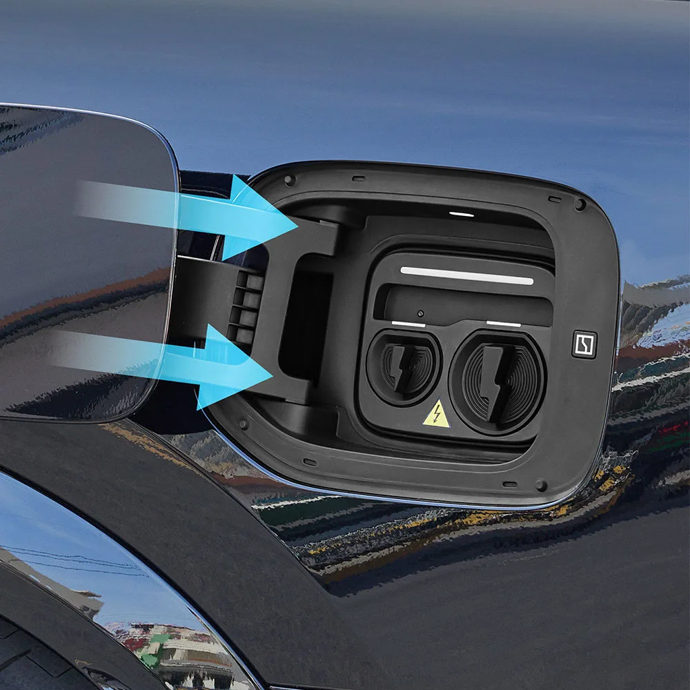 

Магнитный защитный чехол для порта быстрой и медленной зарядки, аксессуары для модификации автомобиля, подходят для ZEEKR 8X, пыле- и влагозащитный.