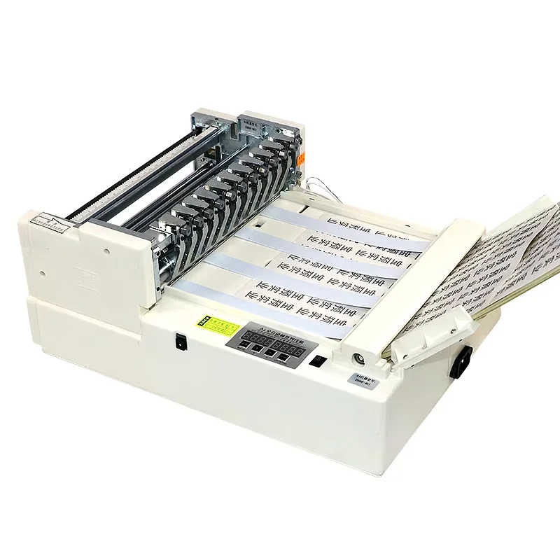

DG-A4 High-Speed 11000/Hour Label Cutter Machine for A4 Self Adhesive, Full Straight Knife, Auto Feed, Cuts 10x15mm