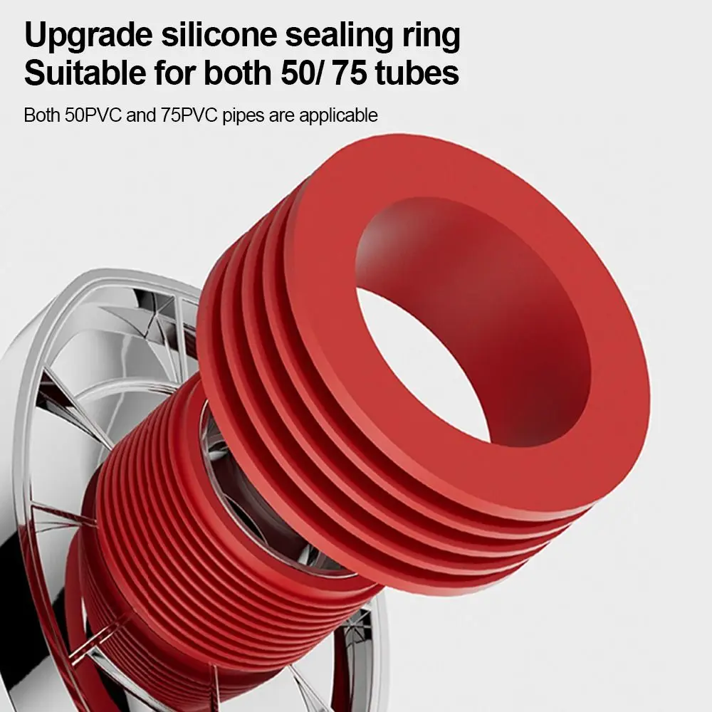 

Plastic Kitchen Pipe Connector 5 in 1 Odor-Proof Drainpipe Connector Multi-Functional Space-Saving Multi-port Drainpipe Joints