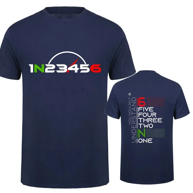 Motorcycle Equipment 1N23456 Men's Design T-Shirt- Used for Motorcycles, Cars