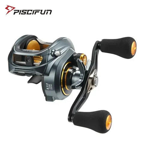 Piscifun Alijoz 300 베이트 캐스팅 릴 15KG 최대 드래그 8+1 베어링 알루미늄 프레임 민물 바닷물 낚시 릴 로우 프로파일
