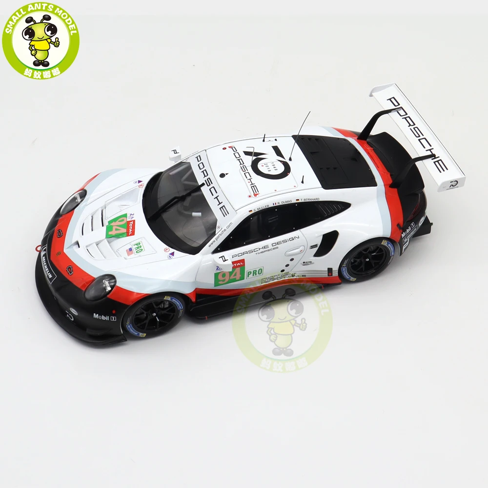 1/18 IXO 911 RSR EUROPEAN LE MANS SERIES 2020 Diecast Model Car Toys Boys Girls Gifts