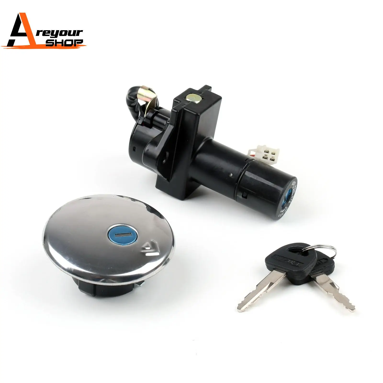 

Ignition Switch Lock & Fuel Gas Cap Key Set for Suzuki GN250 1985-2001