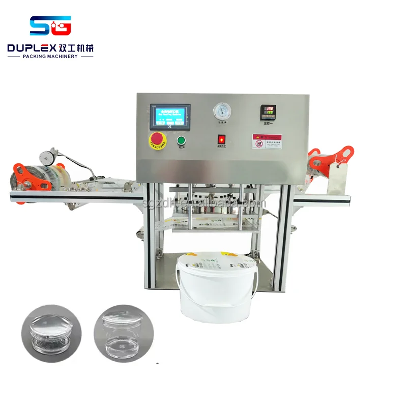 Electric Semi-automatic Continuous Sealing Machine For Apparel Beverage Food Packaging Paper/Plastic Material