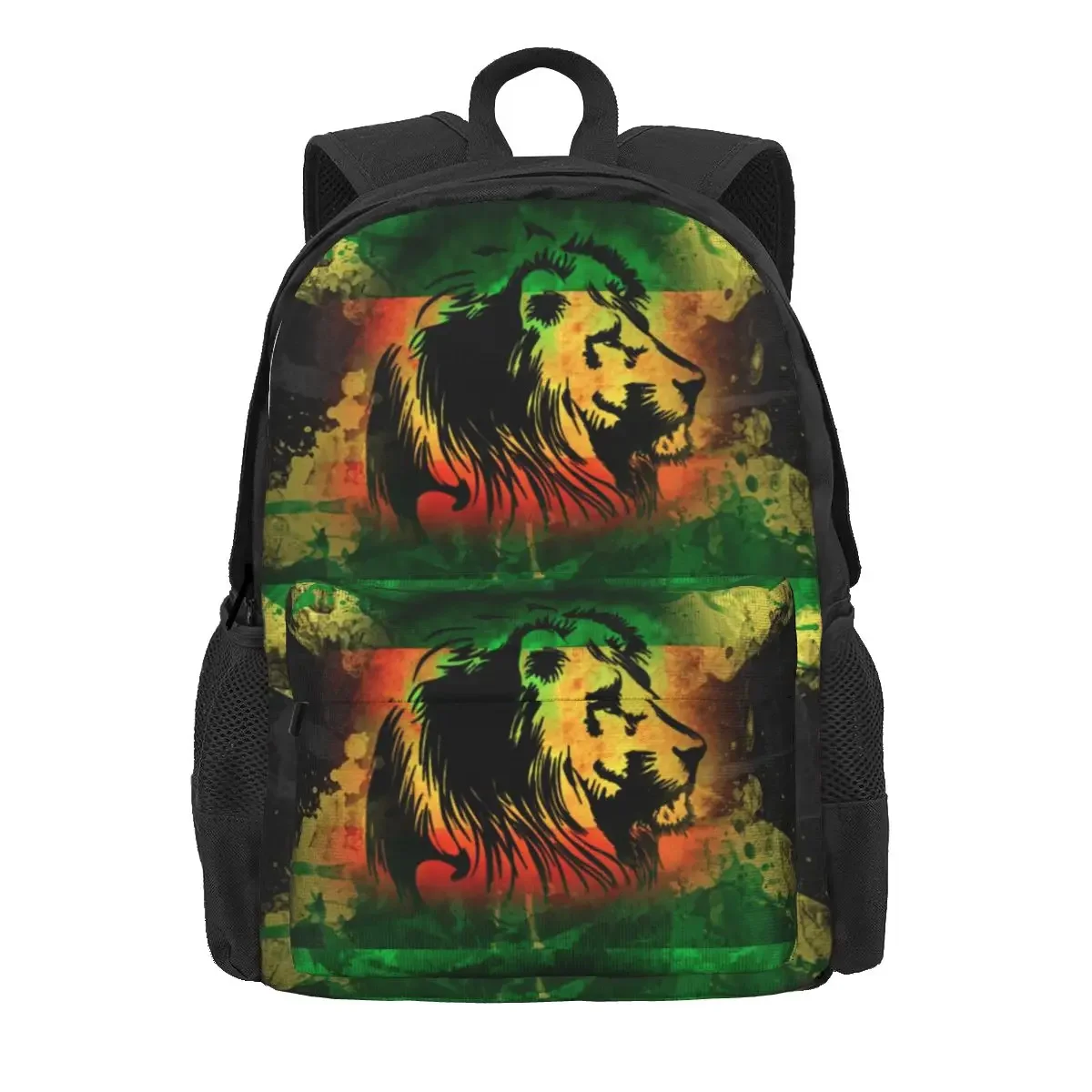 

Rasta Lion Stripe 5 Backpacks Boys Girls Bookbag Children School Bags Cartoon Kids Rucksack Travel Rucksack Shoulder Bag
