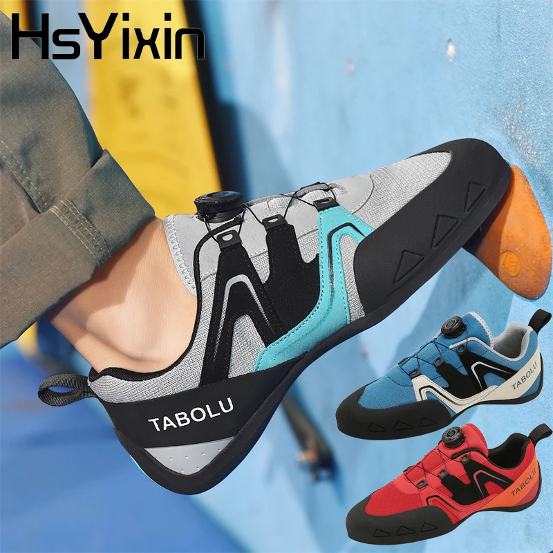 

Rock Climbing Shoes Non-slip Rubber Sole Breathable Fabric Suitable for Indoor and Outdoor Rock Climbing Bouldering Training Sho
