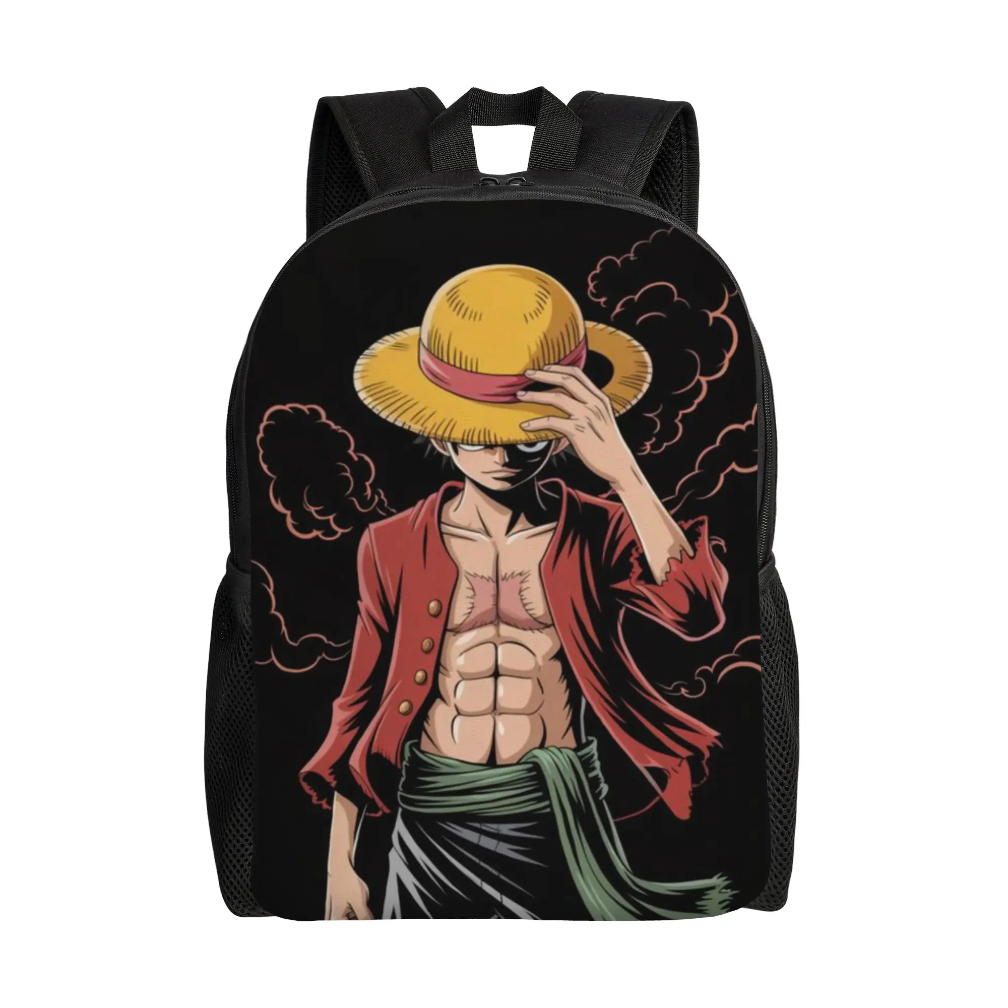 Mochila Vintage de One Piece para el Regreso a Clases, Modelo Luffy (1), para Personal de Oficina