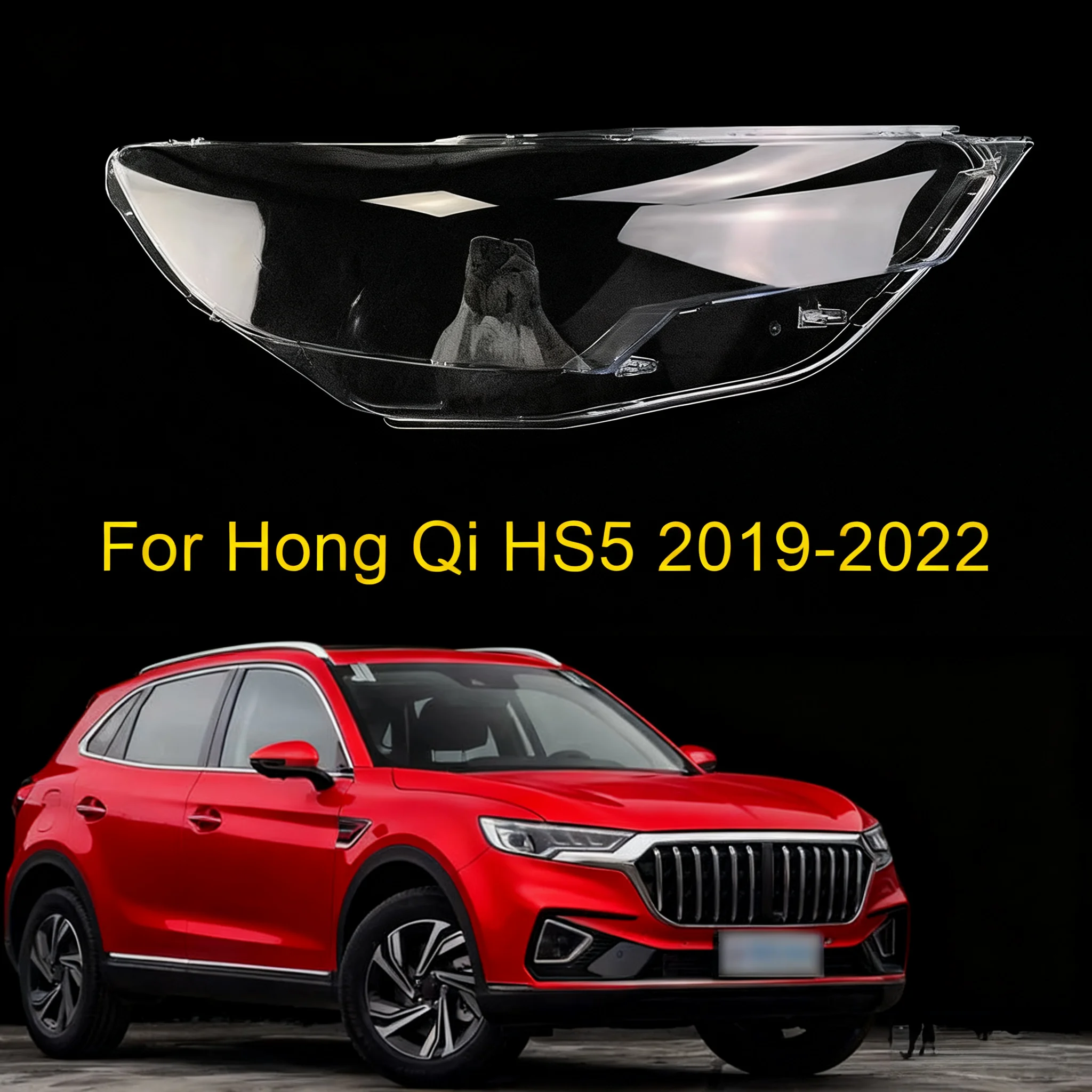 

For Hongqi HS5 2019 2020 2021 2022 Car Headlight Shell Headlight Cover Headlamp Lens Headlight Glass Auto Shell Cover